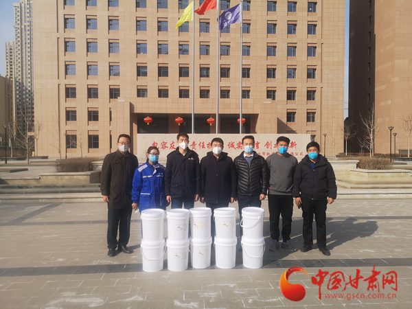 【甘肅全民戰(zhàn)“疫”】暖心！民革蘭州市委會捐助首批1噸防疫物資（圖）