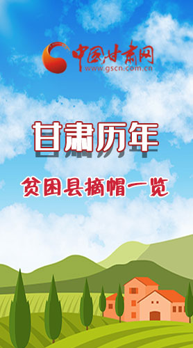 長(zhǎng)圖|75→0，一圖回顧甘肅貧困縣摘帽時(shí)間