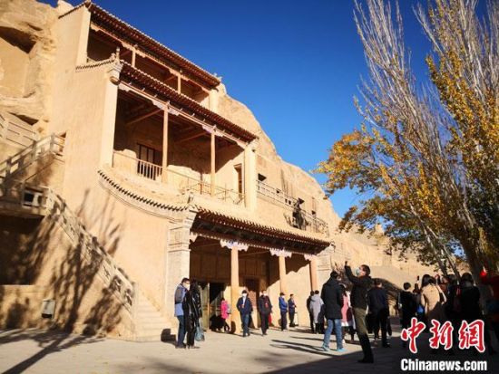 圖為敦煌莫高窟藏經(jīng)洞。(資料圖) 馮志軍 攝