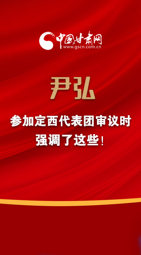 【2022甘肅兩會(huì)·圖解】尹弘書記參加定西代表團(tuán)審議時(shí)強(qiáng)調(diào)了這些！
