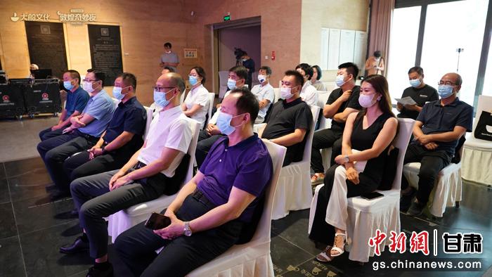 親子音樂舞臺(tái)劇《敦煌奇妙夜》全國巡演新聞發(fā)布會(huì)現(xiàn)場(chǎng)。