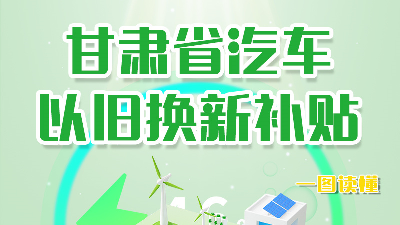 海報(bào)|重大利好！甘肅省汽車以舊換新補(bǔ)貼來了