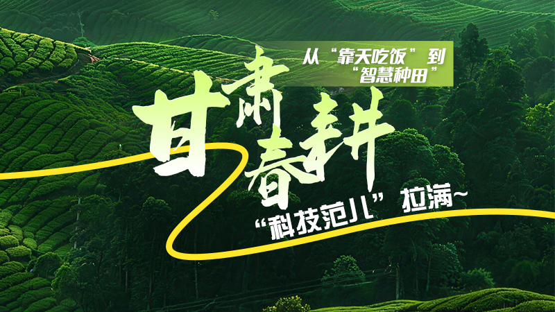 長圖|從“靠天吃飯”到“智慧種田”，甘肅春耕“科技范兒”拉滿